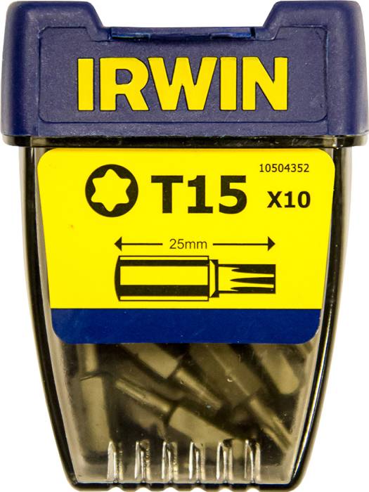 Irwin bits torx T15 - 10 stk.